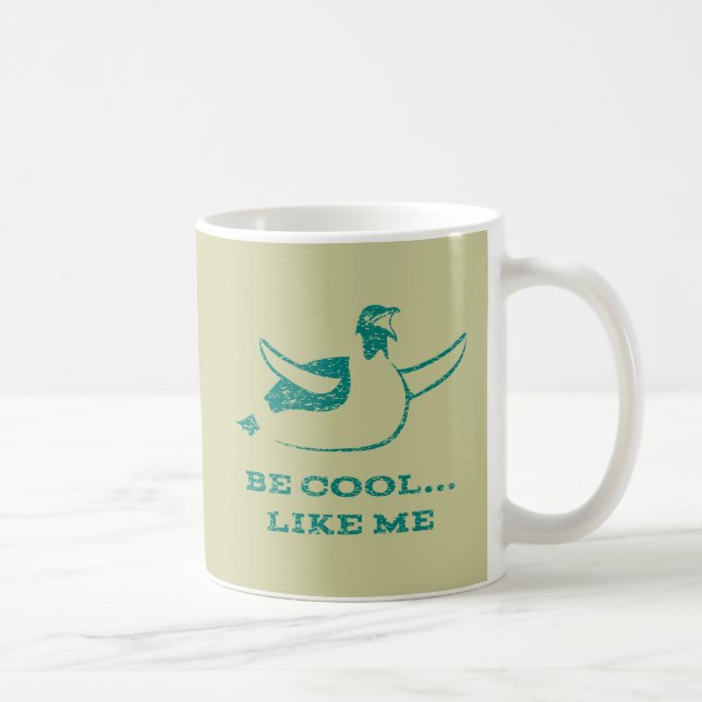 Green Penguin Mug (Right)