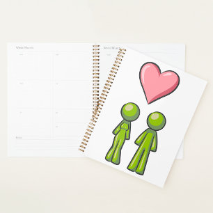 Green People Love Spiral Planner
