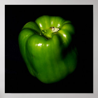 green pepper poster