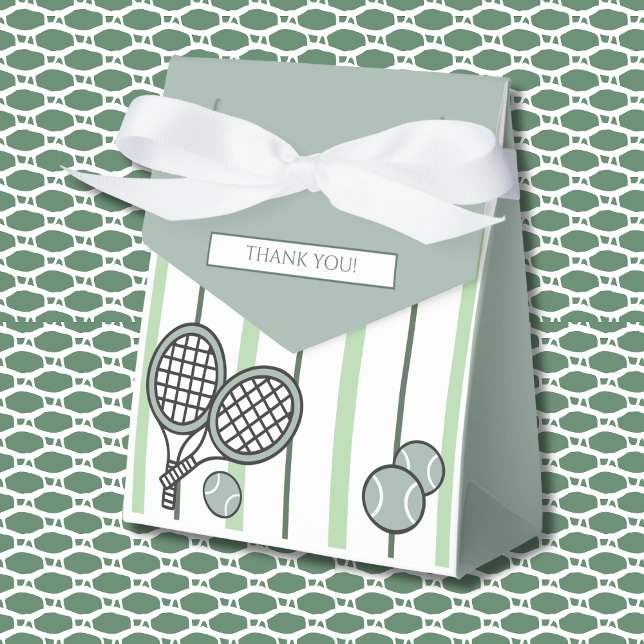 Green Perfect Match Tennis Couples Bridal Shower Favour Box (Creator Uploaded)
