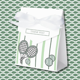 Green Perfect Match Tennis Couples Bridal Shower Favour Box