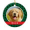 Green Pet Paw Prints Personalized Dog Name Photo