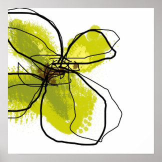 Green Petals Art Print