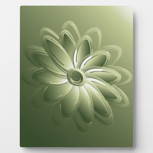 green petals plaque (Front)