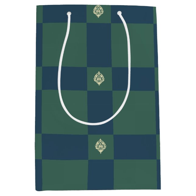 Green Petrol Logo Medium Gift Bag (Front)