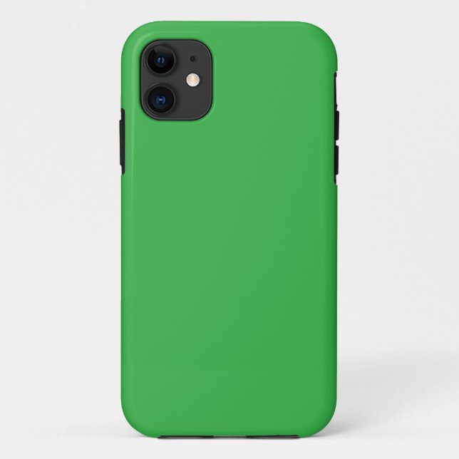 Green Phone Case Minimalist Slim Protective (Back)