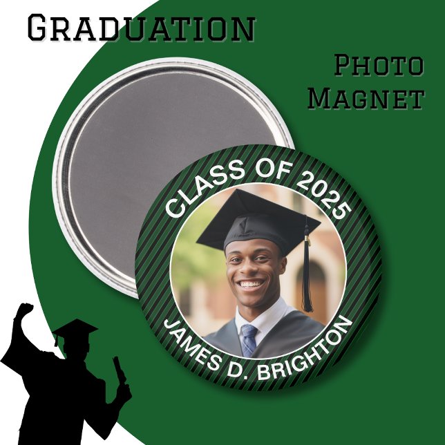 Green Photo Graduation  Magnet (Creator Uploaded)