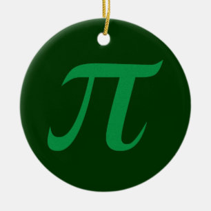 Green Pi Ornament