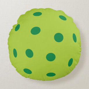 Green Pickleball Round Cushion