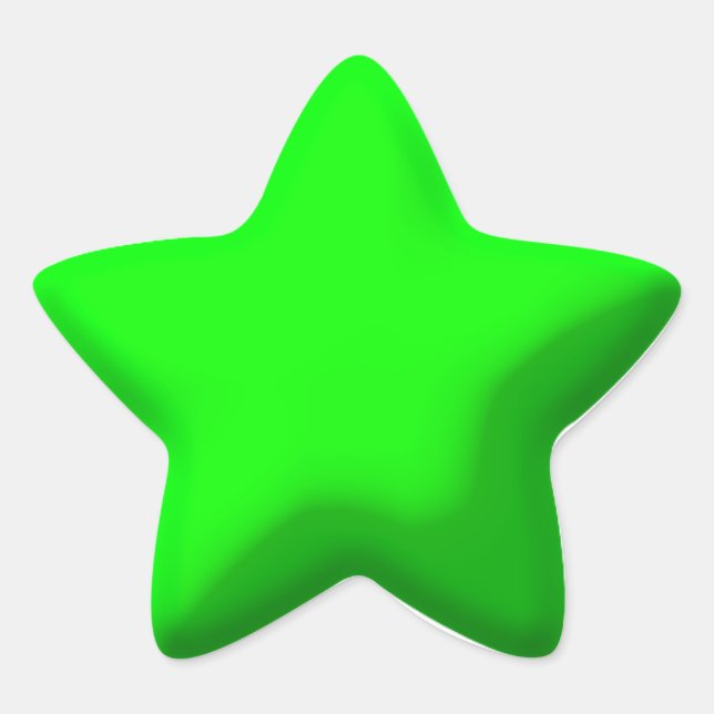 Green Pillow Style Sticker (Front)