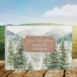 Green Pine Forest Cabin Lake House Lodge  Guest Book