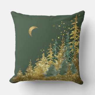 Green Pine Forest Cushion