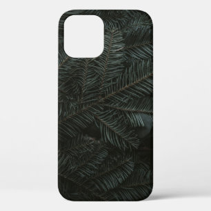 Green pine tree leaves iPhone 12 case