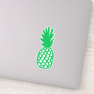 Green Pineapple Design Sticker