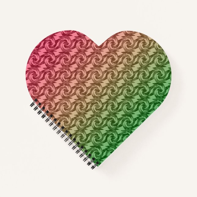 Green pink gradient notebook (Front)