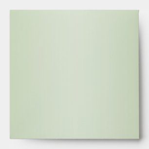 Green & Pink Return Address Envelope for 5" Square