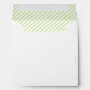 Green Pinstripes Envelopes