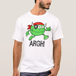Green Pirate Monster "ARGH!" T-Shirt