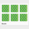 Green Pixel Stickers - Personalise with your text