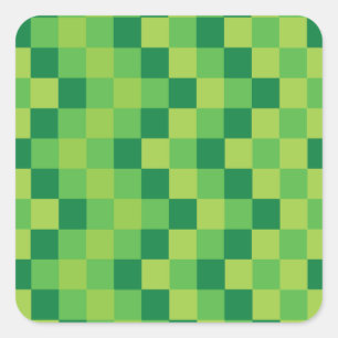 Green Pixel Stickers - Personalise with your text