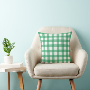 Green Plaid 16x16 Cushion