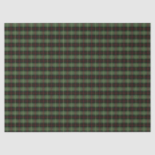 Green Plaid Decoupage Tissue Paper
