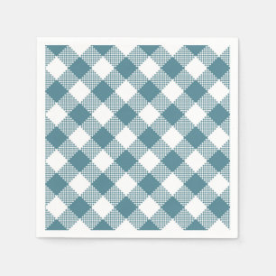 Green Plaid Fall Pattern Napkin