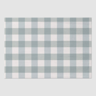 Green Plaid Gingham Country Farmhouse Simple Tissue Paper