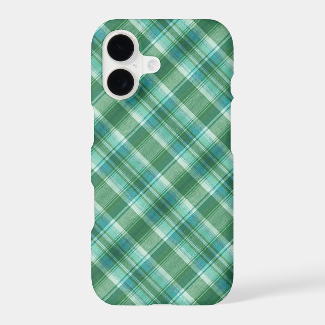 Green Plaid iPhone (Back)
