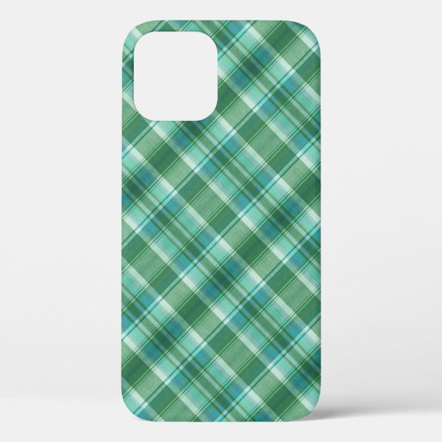 Green Plaid iPhone Case-Mate iPhone Case (Back)
