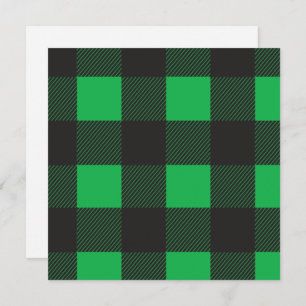 Green plaid pattern
