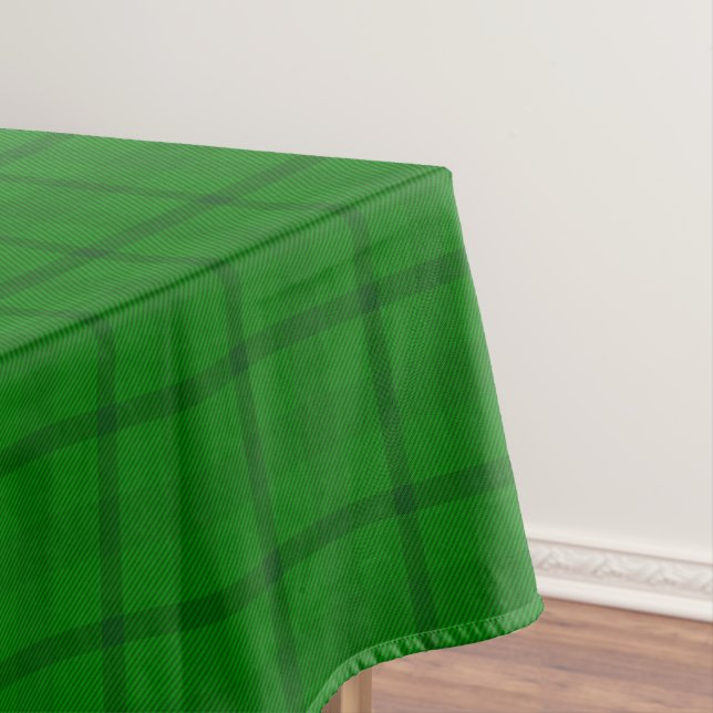 Green Plaid pattern -  Tablecloth (In Situ)
