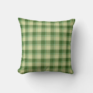 Green Plaid Saint Patrick's day Cushion