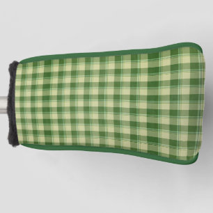 Green Plaid Saint Patrick's day Golf Head Cover