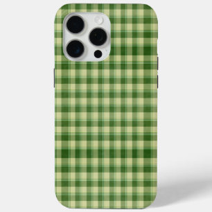 Green Plaid Saint Patrick's day iPhone 15 Pro Max Case