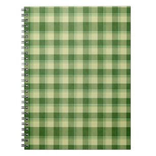 Green Plaid Saint Patrick's day Notebook