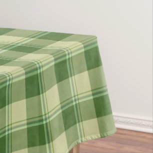 Green Plaid Saint Patrick's day Tablecloth