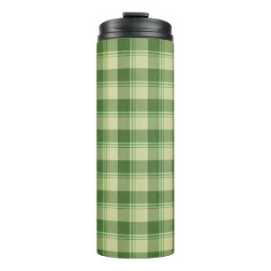 Green Plaid Saint Patrick's day Thermal Tumbler
