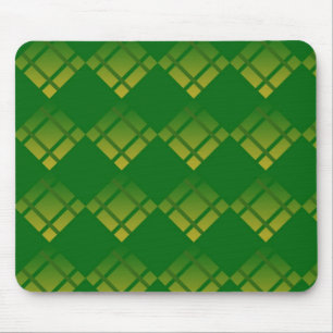 green plaids mouse mat