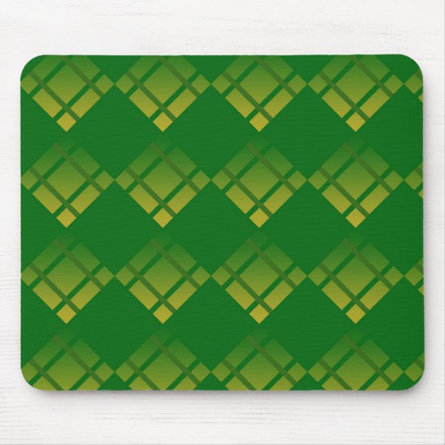 green plaids mouse mat (Front)