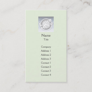 Green Plain Vertical - Business Card