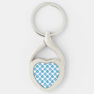 Green Planet Dots Earth Day Ecology Environment Key Ring