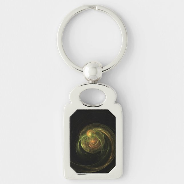 Green Planet Key Ring (Front)