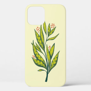 Green Plant Botanical Art Nature Lover iPhone 12 Pro Case