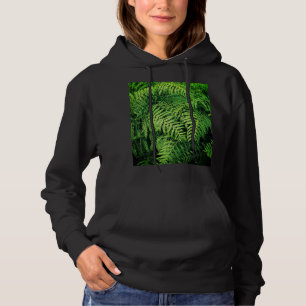 Green plant hoodie