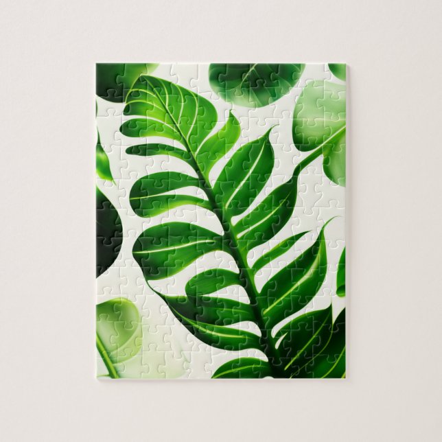 Green Plant Jigsaw Puzzle (Vertical)