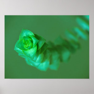 Green Plant Portrait Poster