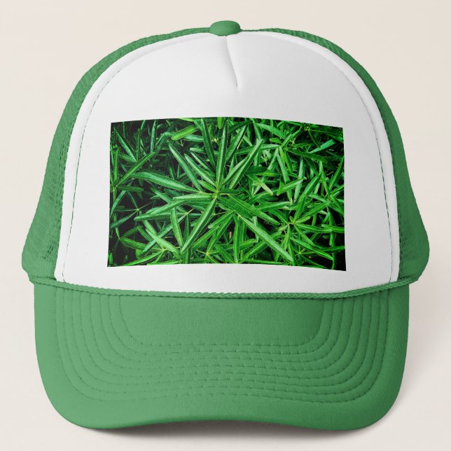 Green plant trucker hat (Front)