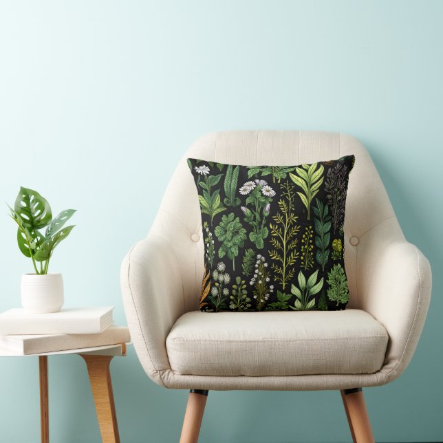 Green Plants Cushion (Chair)