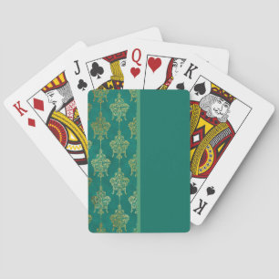 Green playing cards